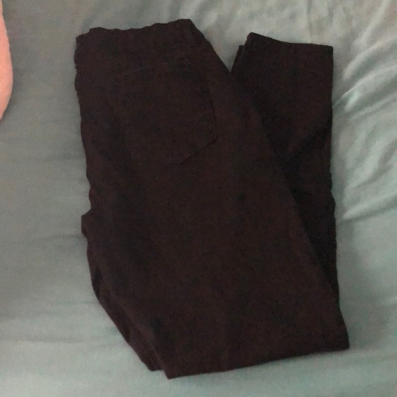 Destressed Black Skinny Jeans - Picture 2 of 4